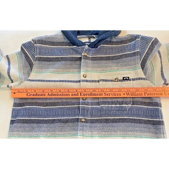 Billabong Blue and Cream Striped Sweatshirt - Picture 3 of 12